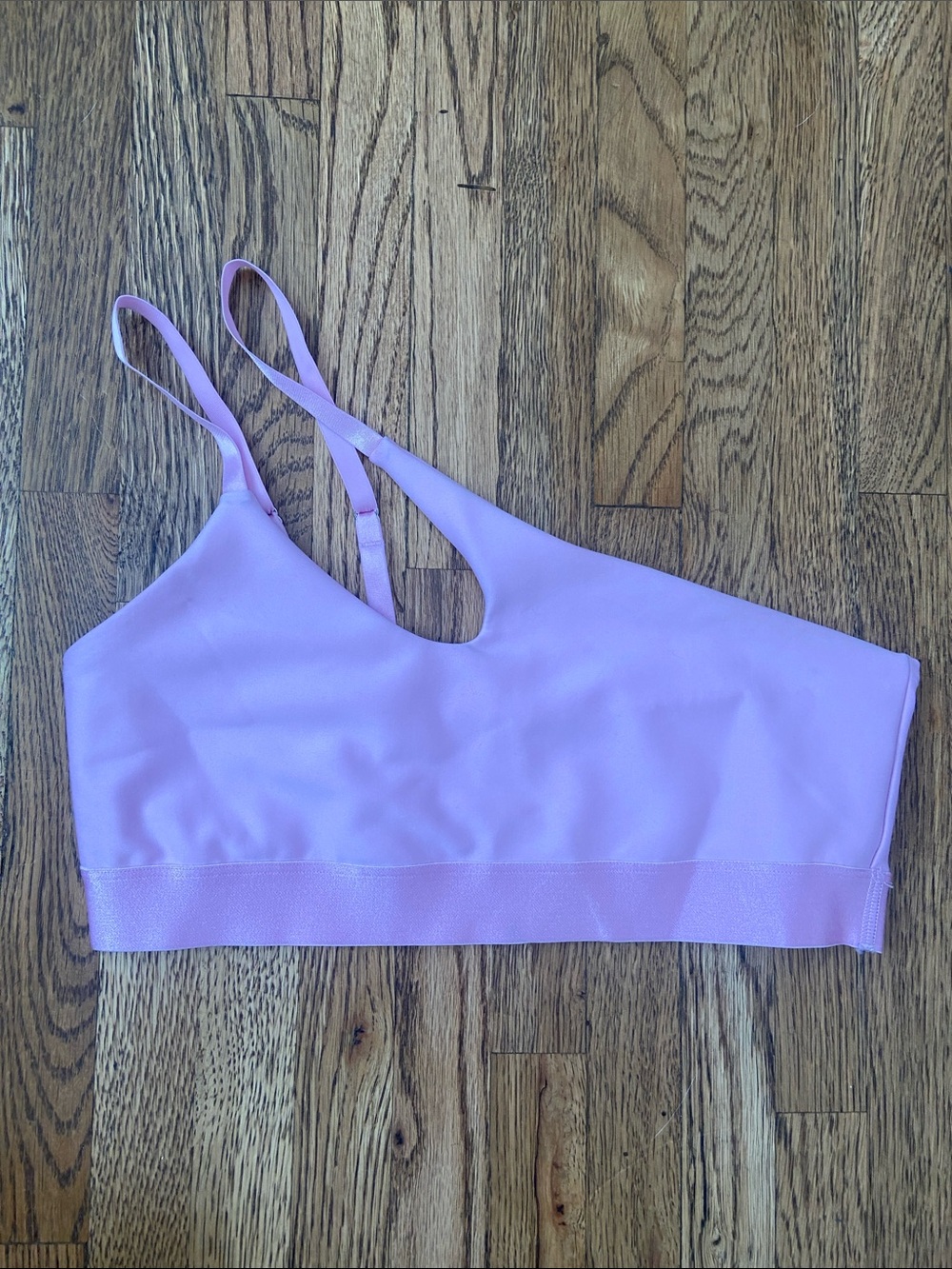 ALO Yoga Lavender Asymmetric Sports Bralette